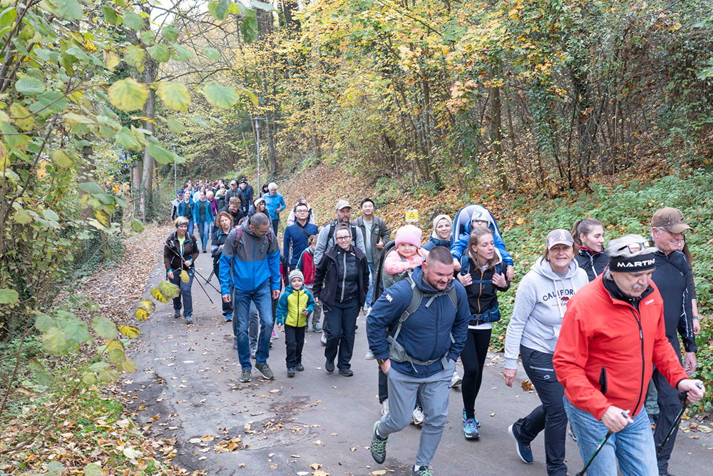 Teilnehmer:innen des Fitmarsch 2024