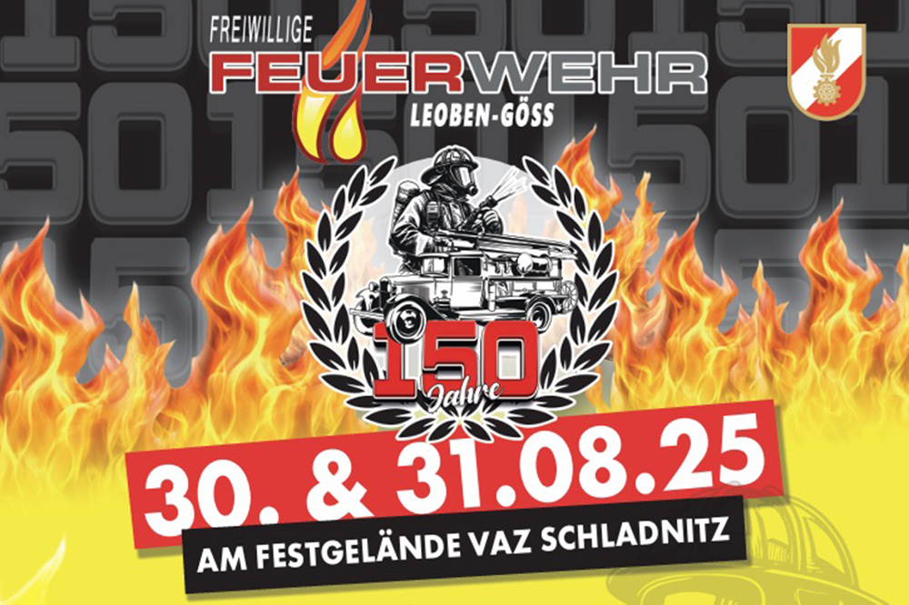 Flyer 150 Jahre FF Göss